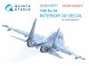 Quinta Studio QDS-48071 Su-34 3D-Printed & coloured Interior on decal paper (HobbyBoss) (small version) 1/48